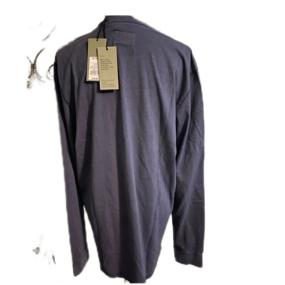 Goodfellow Blue Longsleeve Pocket Tee 3XB​ - Picture 2 of 3